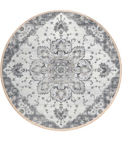 Dalyn Marbella MB3 Linen Area Rug 4 ft. X 4 ft. Round