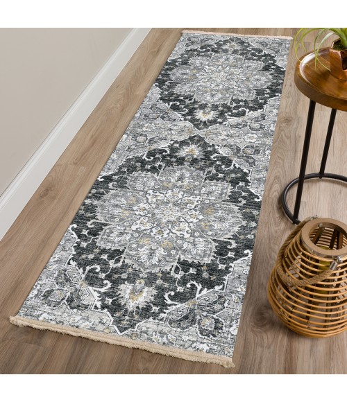 Dalyn Marbella MB3 Midnight Area Rug 2 ft. 3 in. X 10 ft. Runner