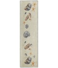 Dalyn Seabreeze SZ9 Ivory Area Rug 2 ft. 3 in. X 7 ft. 6 in. Runner