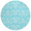 Dalyn Seabreeze SZ2 Teal Area Rug 8 ft. X 8 ft. Round