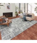 Dalyn Delano Area Rug Dalyn Delano DA1 Pewter Area Rug 9 ft. X 12 ft. Rectangle