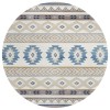 Dalyn Phoenix PH3 Ivory Area Rug 8 ft. X 8 ft. Round