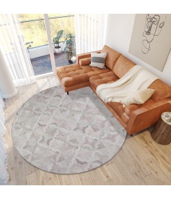 Dalyn Durango SS8 Linen Area Rug 8 ft. X 8 ft. Round