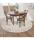 Dalyn Marbella Area Rug Dalyn Marbella MB5 Ivory Area Rug 10 ft. X 10 ft. Round