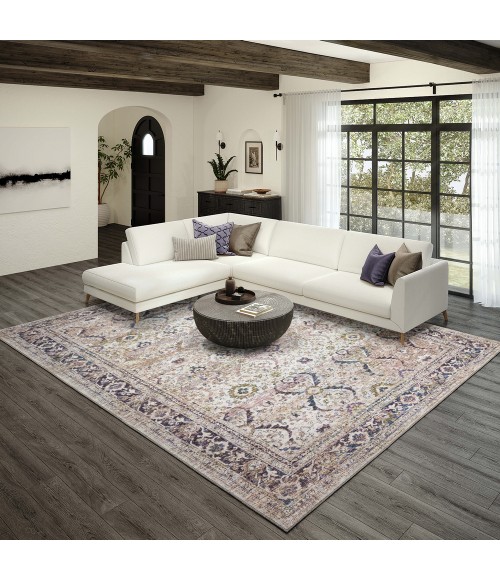 Dalyn Jericho Area Rug Dalyn Jericho JC1 Oyster Area Rug 10 ft. X 10 ft. Round