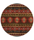 Dalyn Phoenix PH3 Chocolate Area Rug 8 ft. X 8 ft. Round