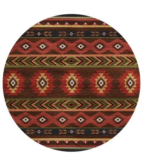 Dalyn Phoenix PH3 Chocolate Area Rug 8 ft. X 8 ft. Round