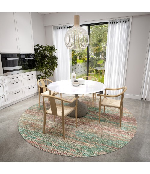 Dalyn Ciara Area Rug Dalyn Ciara CR1 Mocha Area Rug 10 ft. X 10 ft. Round