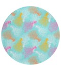 Dalyn Seabreeze SZ3 Teal Area Rug 8 ft. X 8 ft. Round