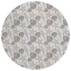 Dalyn Seabreeze SZ4 Silver Area Rug 8 ft. X 8 ft. Round