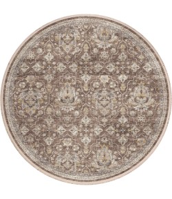 Dalyn Marbella MB4 Mocha Area Rug 6 ft. X 6 ft. Round