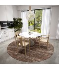 Dalyn Ciara CR1 Chocolate Area Rug 8 ft. X 8 ft. Round