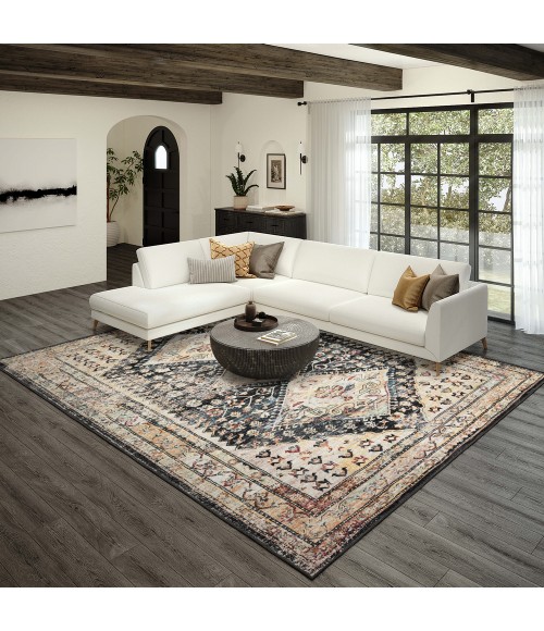 Dalyn Jericho Area Rug Dalyn Jericho JC9 Midnight Area Rug 10 ft. X 10 ft. Round