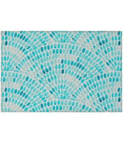 Dalyn Seabreeze SZ6 Teal Area Rug 1 ft. 8 in. X 2 ft. 6 in. Rectangle
