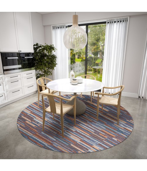 Dalyn Sedona Area Rug Dalyn Sedona SN8 Denim Area Rug 10 ft. X 10 ft. Round