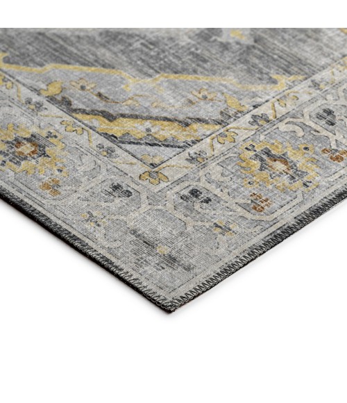 Dalyn Marbella MB1 Grey Area Rug 6 ft. X 6 ft. Round
