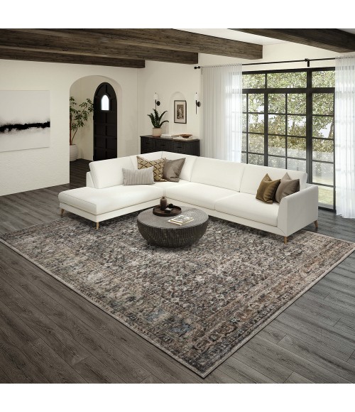 Dalyn Jericho JC10 Mushroom Area Rug 10 ft. X 10 ft. Round