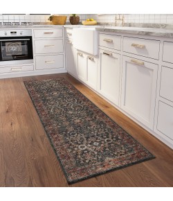 Dalyn Jericho JC1 Charcoal Area Rug 2 ft. 6 in. X 10 ft. Runner