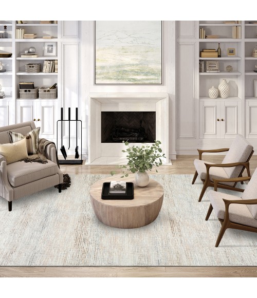 Dalyn Ciara Area Rug Dalyn Ciara CR1 Linen Area Rug 9 ft. X 12 ft. Rectangle