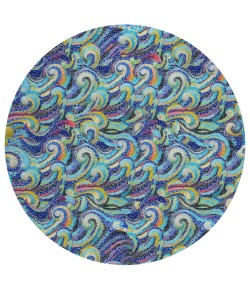 Dalyn Seabreeze SZ14 Indigo Area Rug 8 ft. X 8 ft. Round