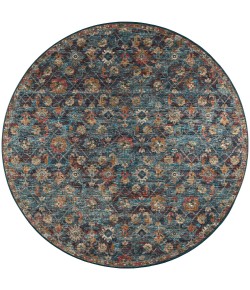 Dalyn Jericho JC8 Navy Area Rug 6 ft. X 6 ft. Round