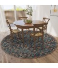 Dalyn Jericho JC8 Navy Area Rug 10 ft. X 10 ft. Round