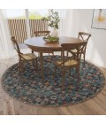 Dalyn Jericho Area Rug Dalyn Jericho JC8 Navy Area Rug 10 ft. X 10 ft. Round