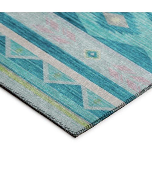 Dalyn Phoenix PH3 Teal Area Rug 5 ft. X 7 ft. 6 in. Rectangle