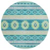 Dalyn Phoenix PH3 Teal Area Rug 8 ft. X 8 ft. Round