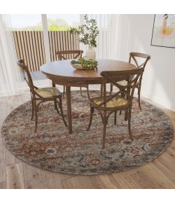 Dalyn Jericho JC1 Taupe Area Rug 6 ft. X 6 ft. Round