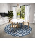 Dalyn Sedona SN4 Storm Area Rug 4 ft. X 4 ft. Round