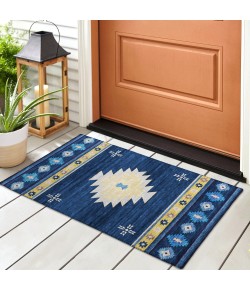 Dalyn Phoenix PH4 Navy Area Rug 1 ft. 8 in. X 2 ft. 6 in. Rectangle