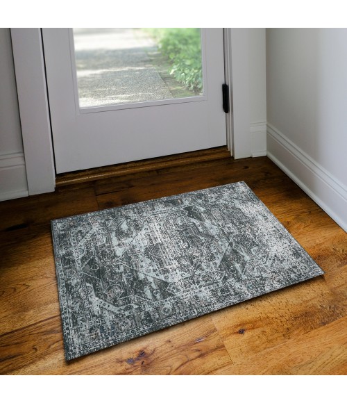 Dalyn Jericho JC5 Steel Area Rug 2 ft. X 3 ft. Rectangle