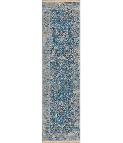 Dalyn Marbella MB2 Navy Area Rug 2 ft. 3 in. X 10 ft. Runner