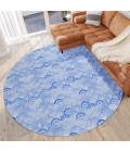 Dalyn Seabreeze SZ2 Navy Area Rug 8 ft. X 8 ft. Round