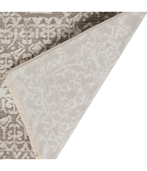 Dalyn Antalya AY3 Silver Area Rug 5 ft. 3 in. X 7 ft. 8 in. Rectangle