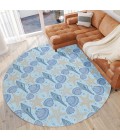 Dalyn Seabreeze SZ4 Sky Area Rug 8 ft. X 8 ft. Round