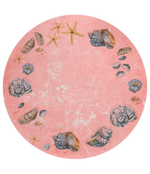 Dalyn Seabreeze SZ9 Salmon Area Rug 8 ft. X 8 ft. Round
