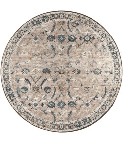 Dalyn Jericho JC4 Taupe Area Rug 8 ft. X 8 ft. Round