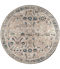Dalyn Jericho JC4 Taupe Area Rug 4 ft. X 4 ft. Round