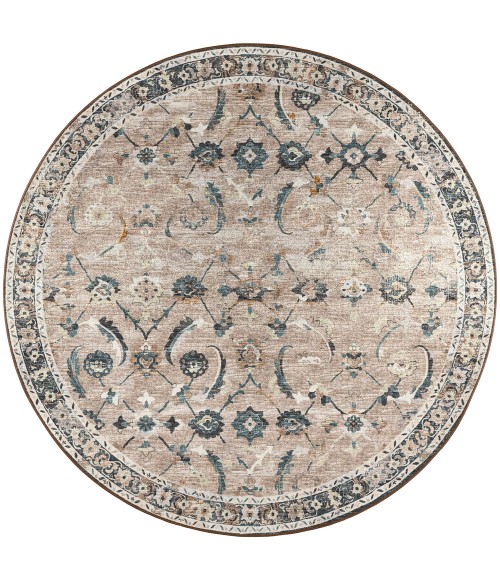 Dalyn Jericho JC4 Taupe Area Rug 4 ft. X 4 ft. Round