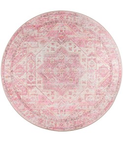 Dalyn Jericho JC5 Rose Area Rug 8 ft. X 8 ft. Round