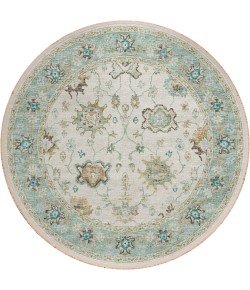 Dalyn Marbella MB6 Ivory Area Rug 4 ft. X 4 ft. Round