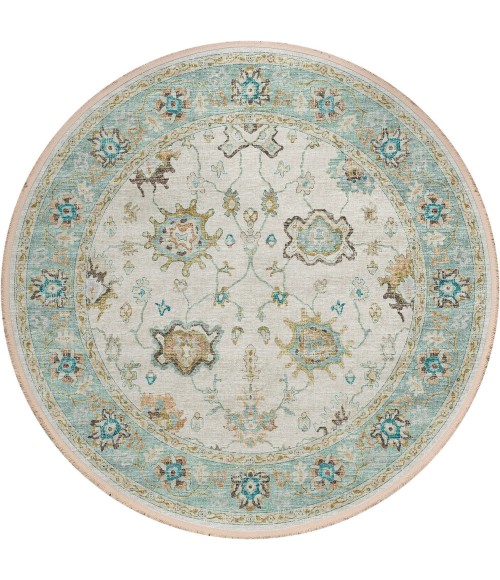 Dalyn Marbella Area Rug Dalyn Marbella MB6 Ivory Area Rug 10 ft. X 10 ft. Round
