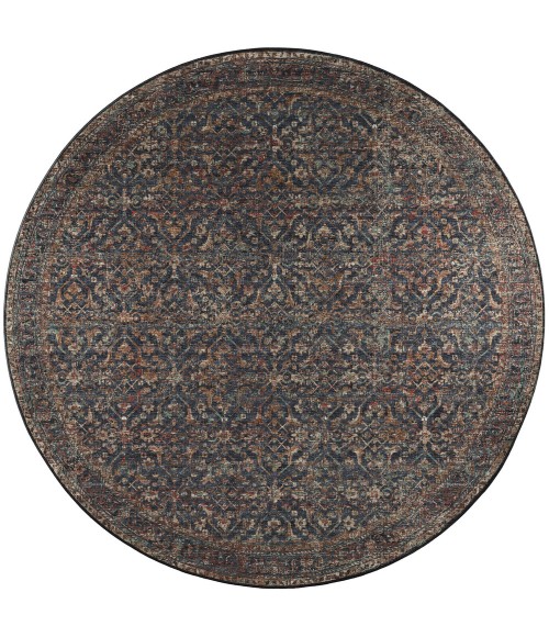 Dalyn Jericho Area Rug Dalyn Jericho JC10 Midnight Area Rug 10 ft. X 10 ft. Round