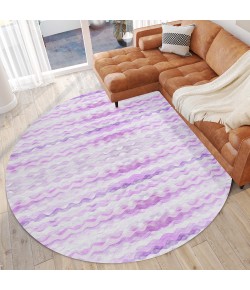 Dalyn Seabreeze SZ16 Violet Area Rug 8 ft. X 8 ft. Round