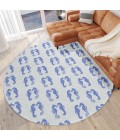 Dalyn Seabreeze SZ15 Navy Area Rug 8 ft. X 8 ft. Round