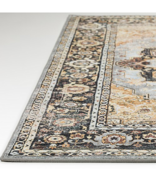 Dalyn Jericho JC2 Pewter Area Rug 8 ft. X 8 ft. Round