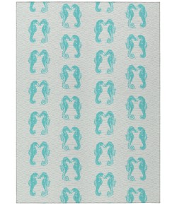Dalyn Seabreeze SZ15 Teal Area Rug 9 ft. X 12 ft. Rectangle