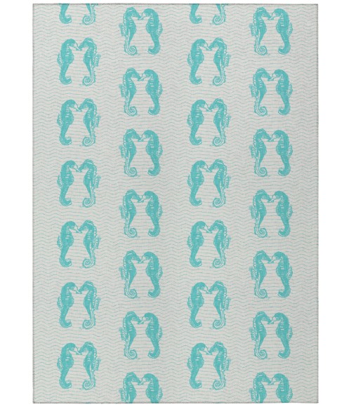 Dalyn Seabreeze Area Rug Dalyn Seabreeze SZ15 Teal Area Rug 9 ft. X 12 ft. Rectangle